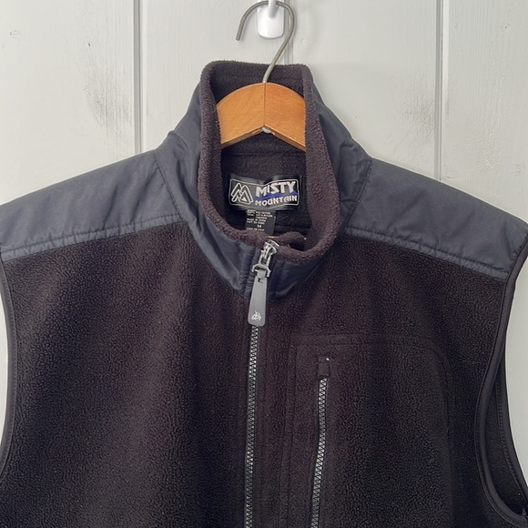 Misty Mountain Polar Fleece Vest Black Men’s Medium - Picture 3 of 10